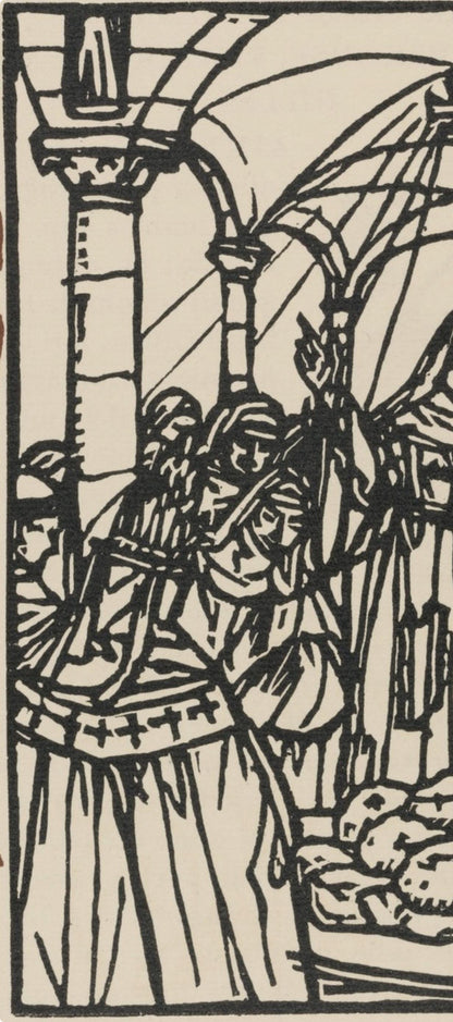 Mile Bernard, Composition (Morane, No. 100), Les Petites Fleurs De St. Franoise, Woodcut