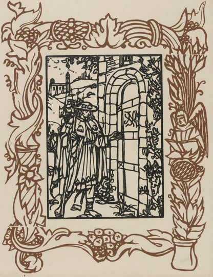 Mile Bernard, Composition (Morane, No. 100), Les Petites Fleurs De St. Franoise, Woodcut