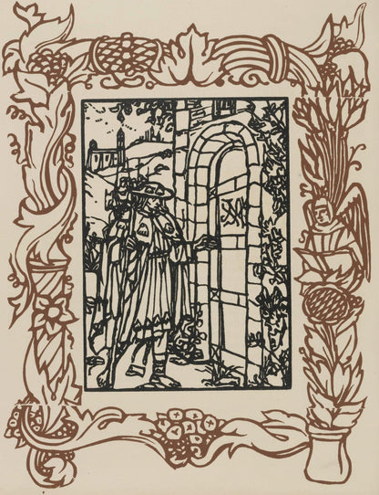 Mile Bernard, Composition (Morane, No. 100), Les Petites Fleurs De St. Franoise, Woodcut