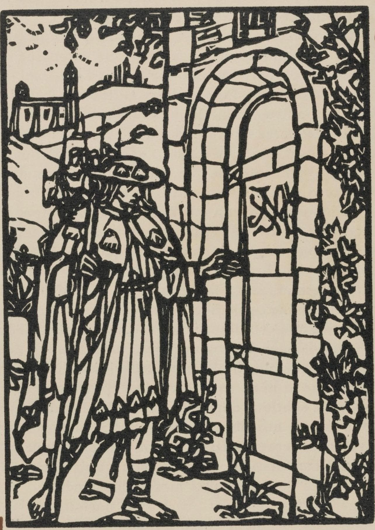 Mile Bernard, Composition (Morane, No. 100), Les Petites Fleurs De St. Franoise, Woodcut