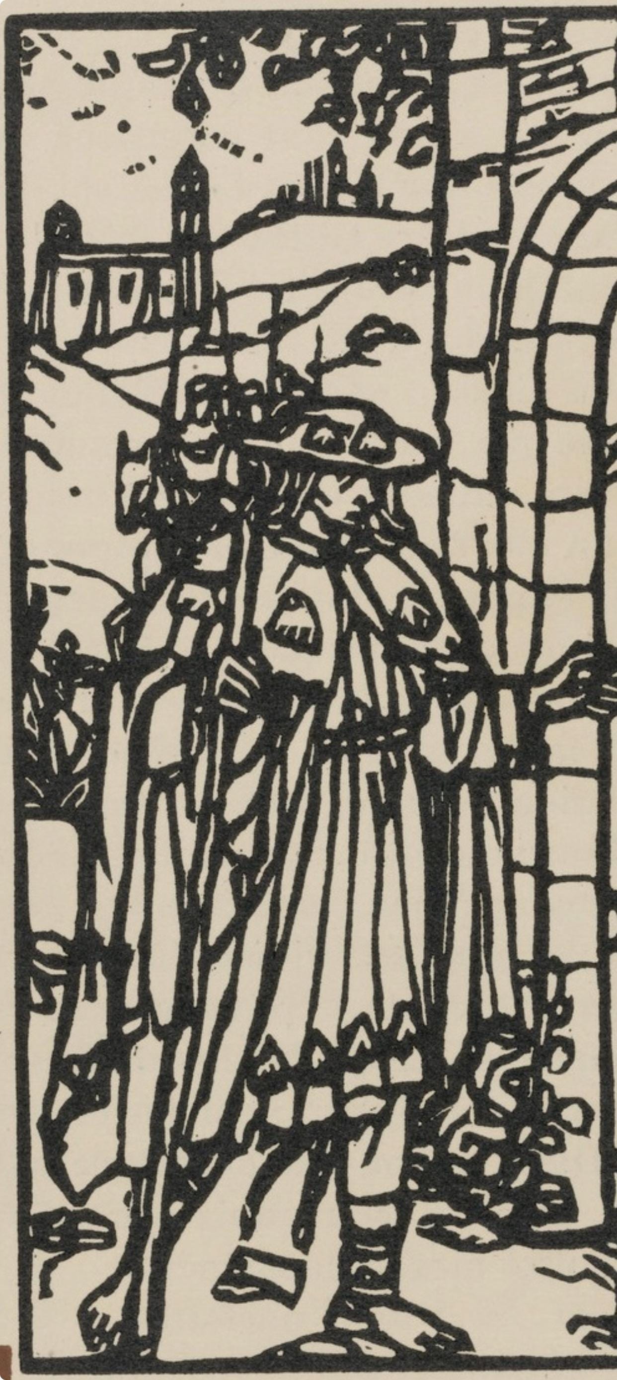 Mile Bernard, Composition (Morane, No. 100), Les Petites Fleurs De St. Franoise, Woodcut