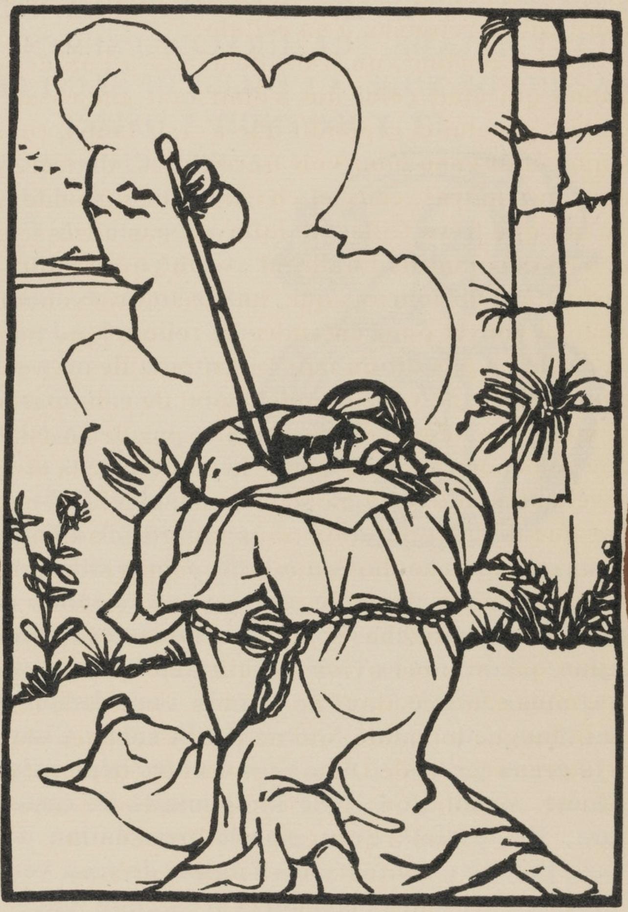 Mile Bernard, Composition (Morane, No. 100), Les Petites Fleurs De St. Franoise, Woodcut