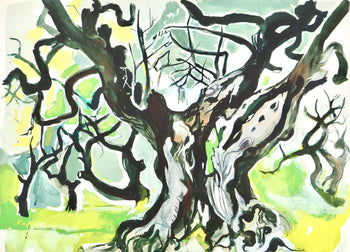 Douard Pignon, Composition, Arbres Et Voiles, Lithograph