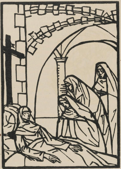 Mile Bernard, Composition (Morane, No. 100), Les Petites Fleurs De St. Franoise, Woodcut