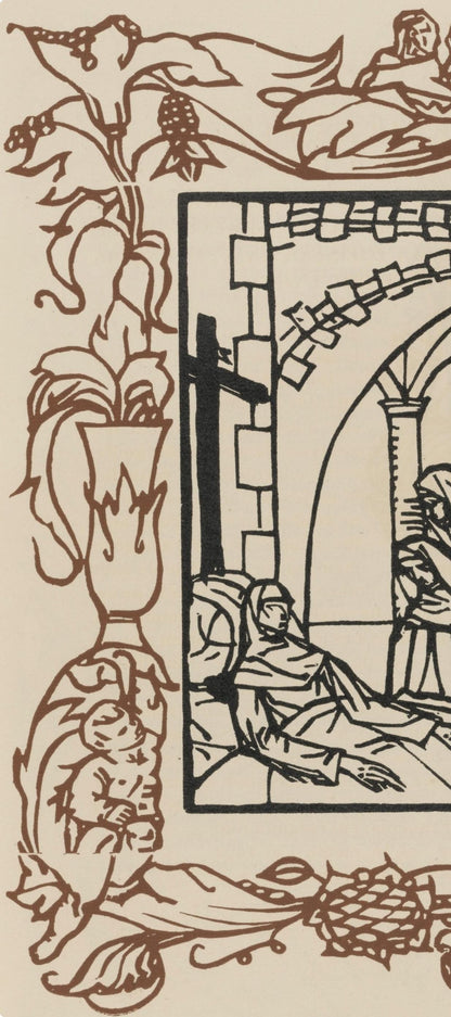 Mile Bernard, Composition (Morane, No. 100), Les Petites Fleurs De St. Franoise, Woodcut