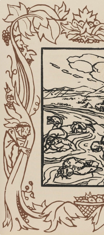 Mile Bernard, Composition (Morane, No. 100), Les Petites Fleurs De St. Franoise, Woodcut