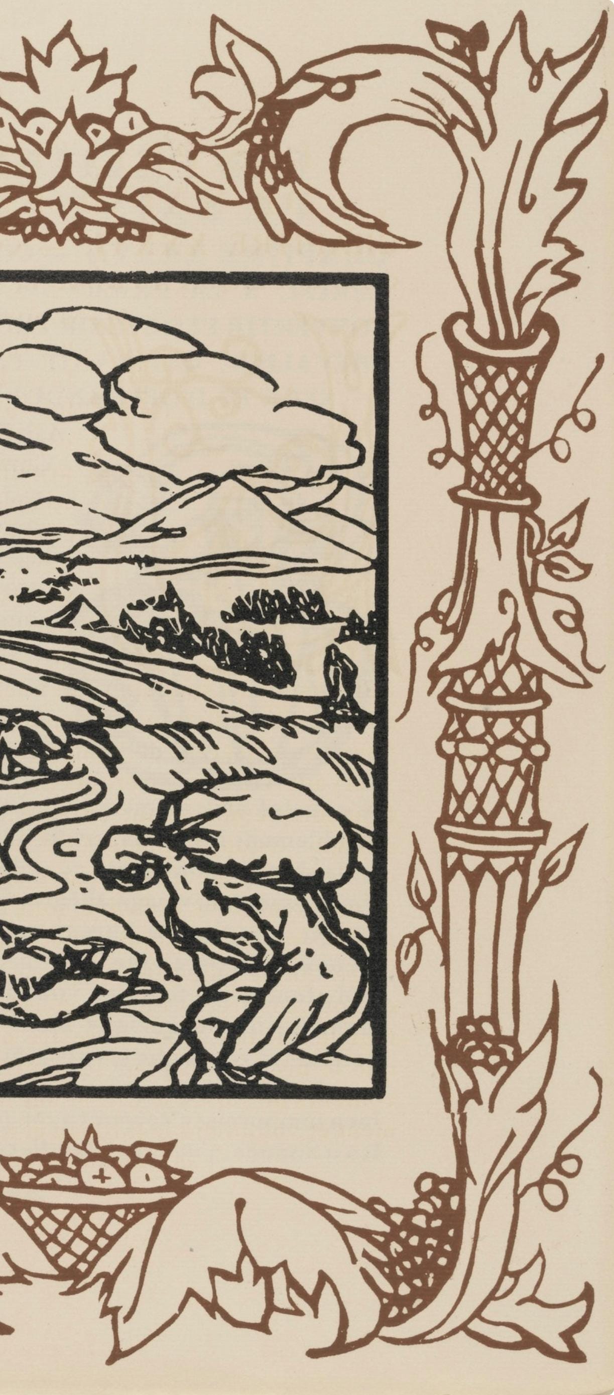 Mile Bernard, Composition (Morane, No. 100), Les Petites Fleurs De St. Franoise, Woodcut