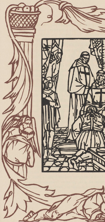 Mile Bernard, Composition (Morane, No. 100), Les Petites Fleurs De St. Franoise, Woodcut