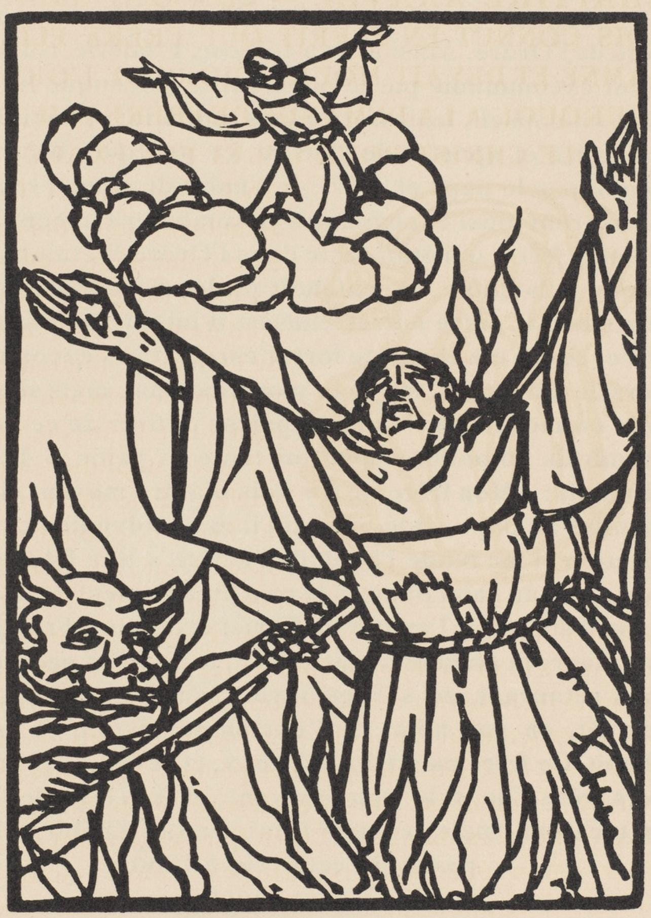 Mile Bernard, Composition (Morane, No. 100), Les Petites Fleurs De St. Franoise, Woodcut