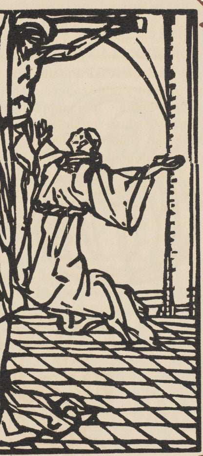 Mile Bernard, Composition (Morane, No. 100), Les Petites Fleurs De St. Franoise, Woodcut