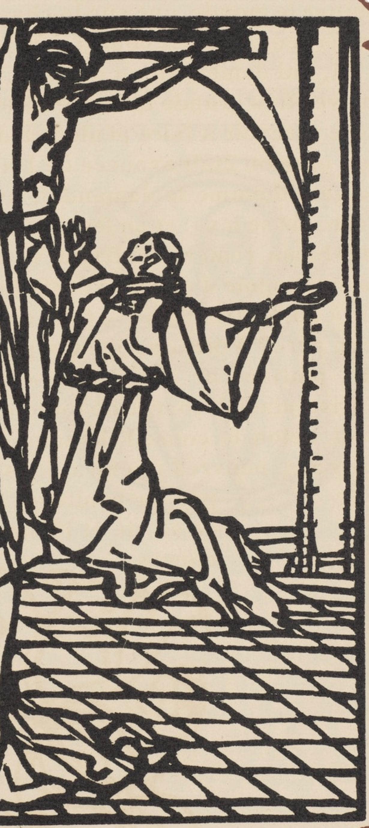 Mile Bernard, Composition (Morane, No. 100), Les Petites Fleurs De St. Franoise, Woodcut