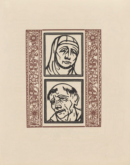 Mile Bernard, Composition (Morane, No. 100), Les Petites Fleurs De St. Franoise, Woodcut