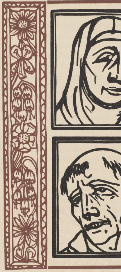 Mile Bernard, Composition (Morane, No. 100), Les Petites Fleurs De St. Franoise, Woodcut