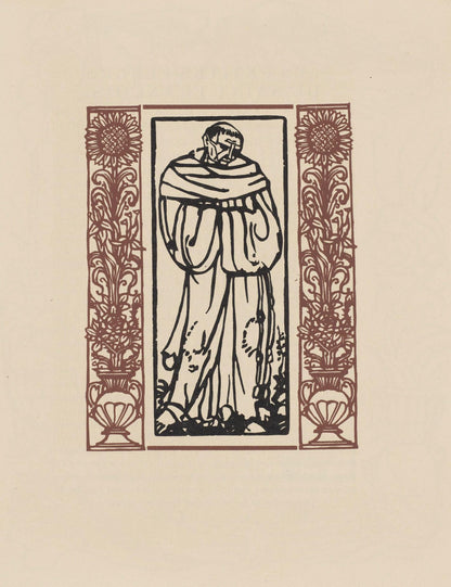 Mile Bernard, Composition (Morane, No. 100), Les Petites Fleurs De St. Franoise, Woodcut