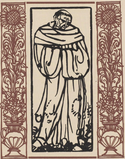 Mile Bernard, Composition (Morane, No. 100), Les Petites Fleurs De St. Franoise, Woodcut