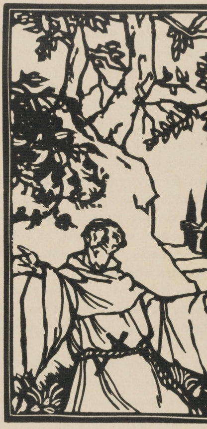 Mile Bernard, Composition (Morane, No. 100), Les Petites Fleurs De St. Franoise, Woodcut