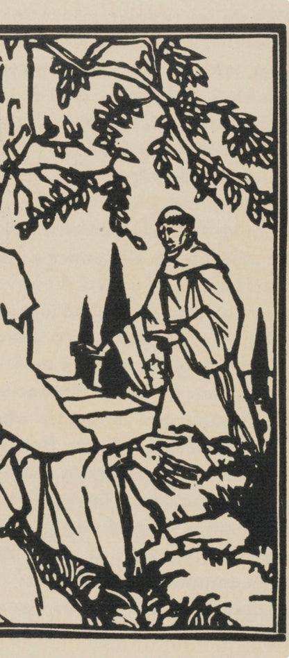 Mile Bernard, Composition (Morane, No. 100), Les Petites Fleurs De St. Franoise, Woodcut