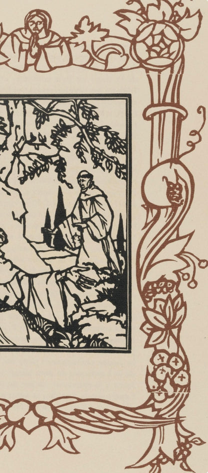 Mile Bernard, Composition (Morane, No. 100), Les Petites Fleurs De St. Franoise, Woodcut