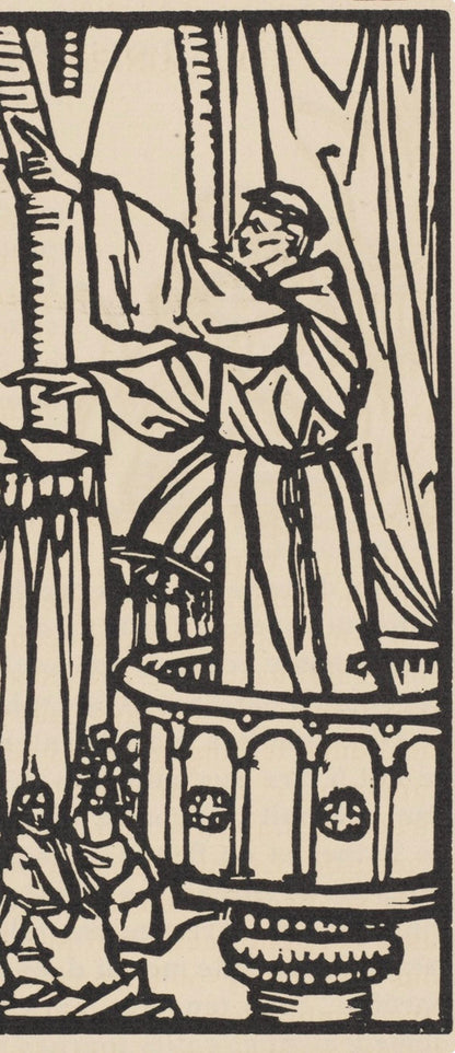 Mile Bernard, Composition (Morane, No. 100), Les Petites Fleurs De St. Franoise, Woodcut
