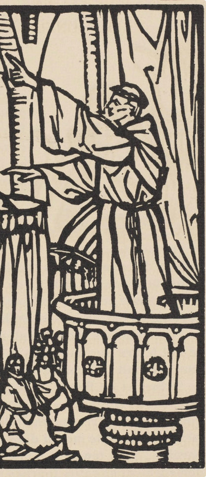 Mile Bernard, Composition (Morane, No. 100), Les Petites Fleurs De St. Franoise, Woodcut