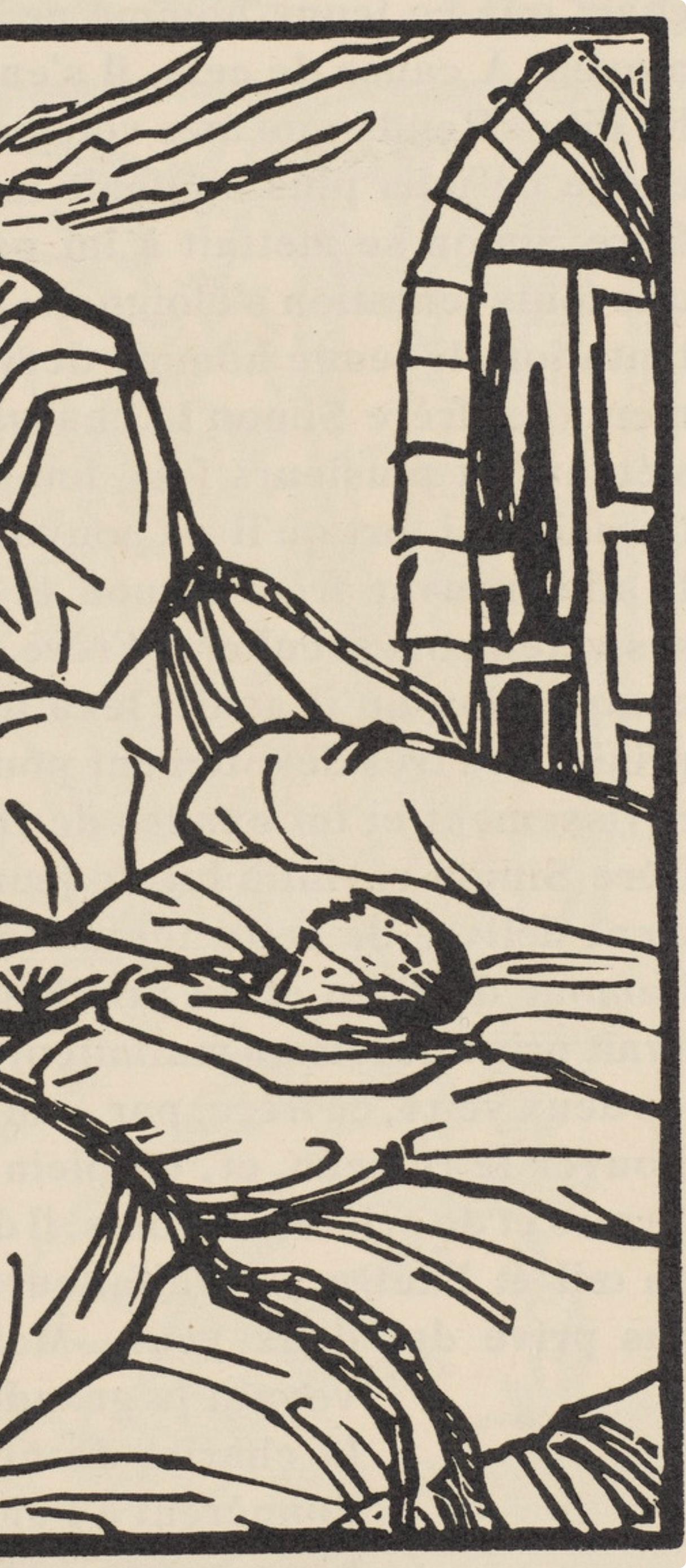 Mile Bernard, Composition (Morane, No. 100), Les Petites Fleurs De St. Franoise, Woodcut