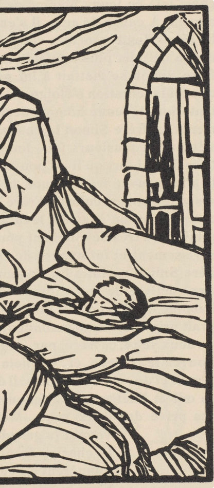 Mile Bernard, Composition (Morane, No. 100), Les Petites Fleurs De St. Franoise, Woodcut