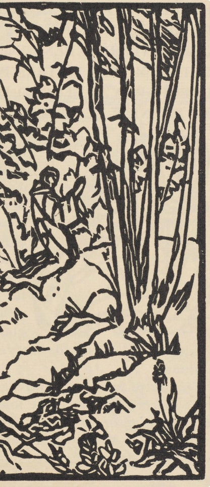 Mile Bernard, Composition (Morane, No. 100), Les Petites Fleurs De St. Franoise, Woodcut