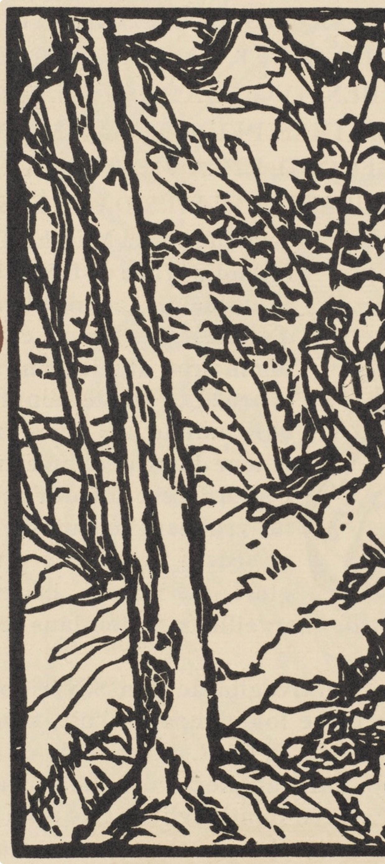 Mile Bernard, Composition (Morane, No. 100), Les Petites Fleurs De St. Franoise, Woodcut