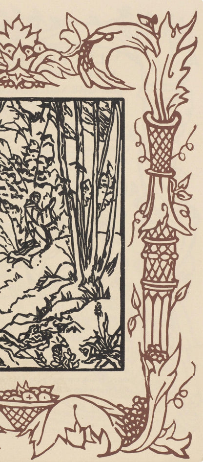 Mile Bernard, Composition (Morane, No. 100), Les Petites Fleurs De St. Franoise, Woodcut