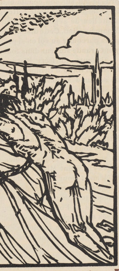 Mile Bernard, Composition (Morane, No. 100), Les Petites Fleurs De St. Franoise, Woodcut