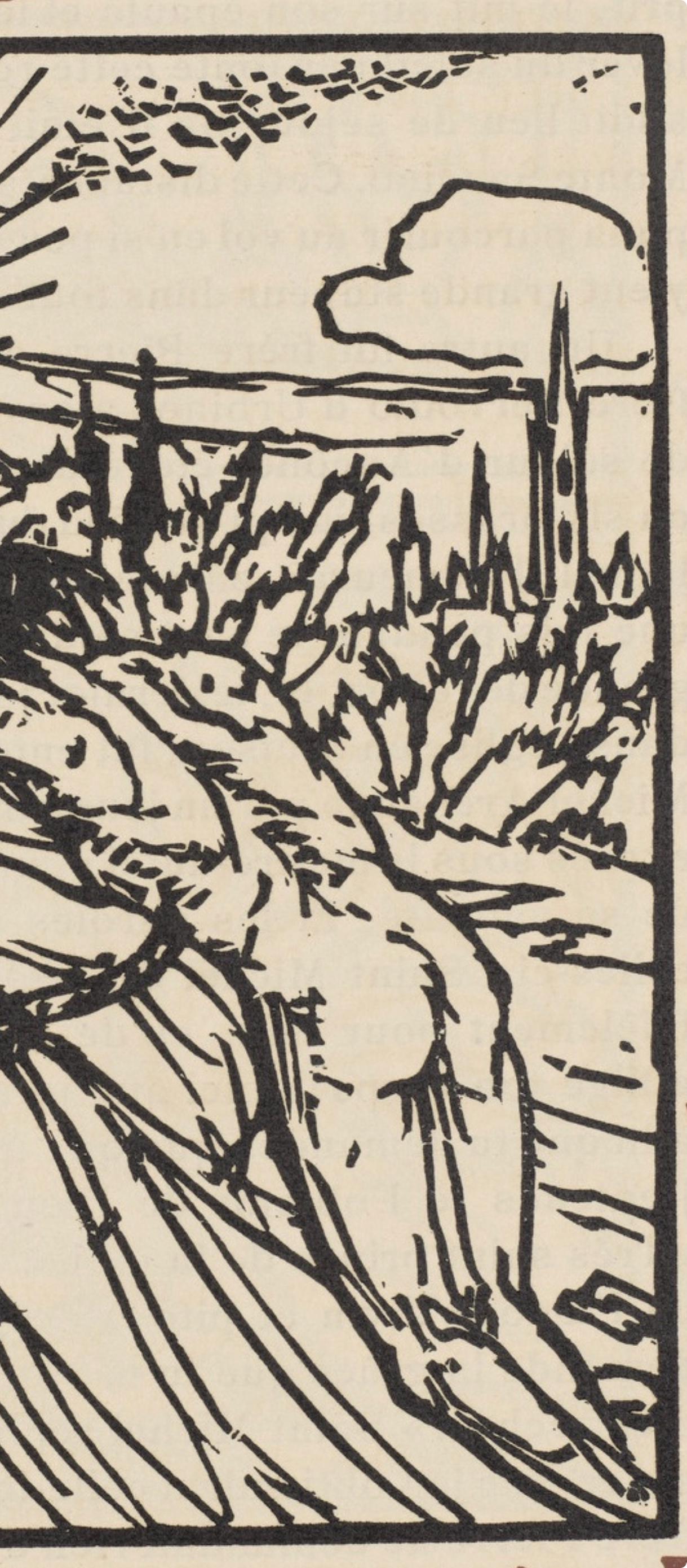 Mile Bernard, Composition (Morane, No. 100), Les Petites Fleurs De St. Franoise, Woodcut