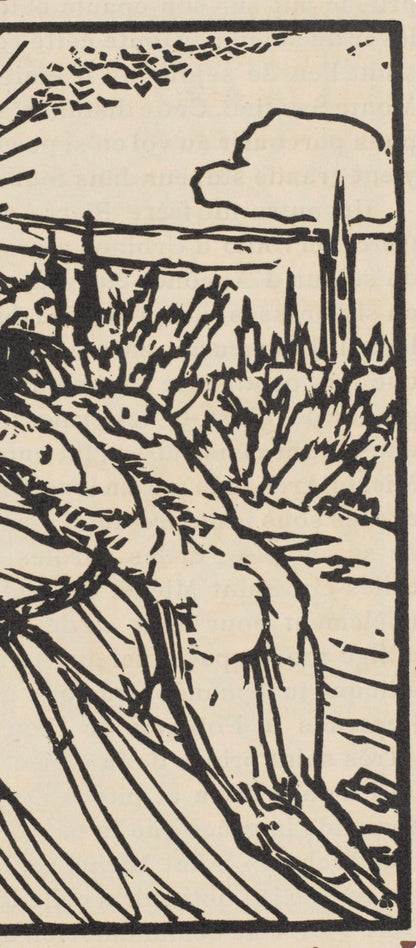 Mile Bernard, Composition (Morane, No. 100), Les Petites Fleurs De St. Franoise, Woodcut