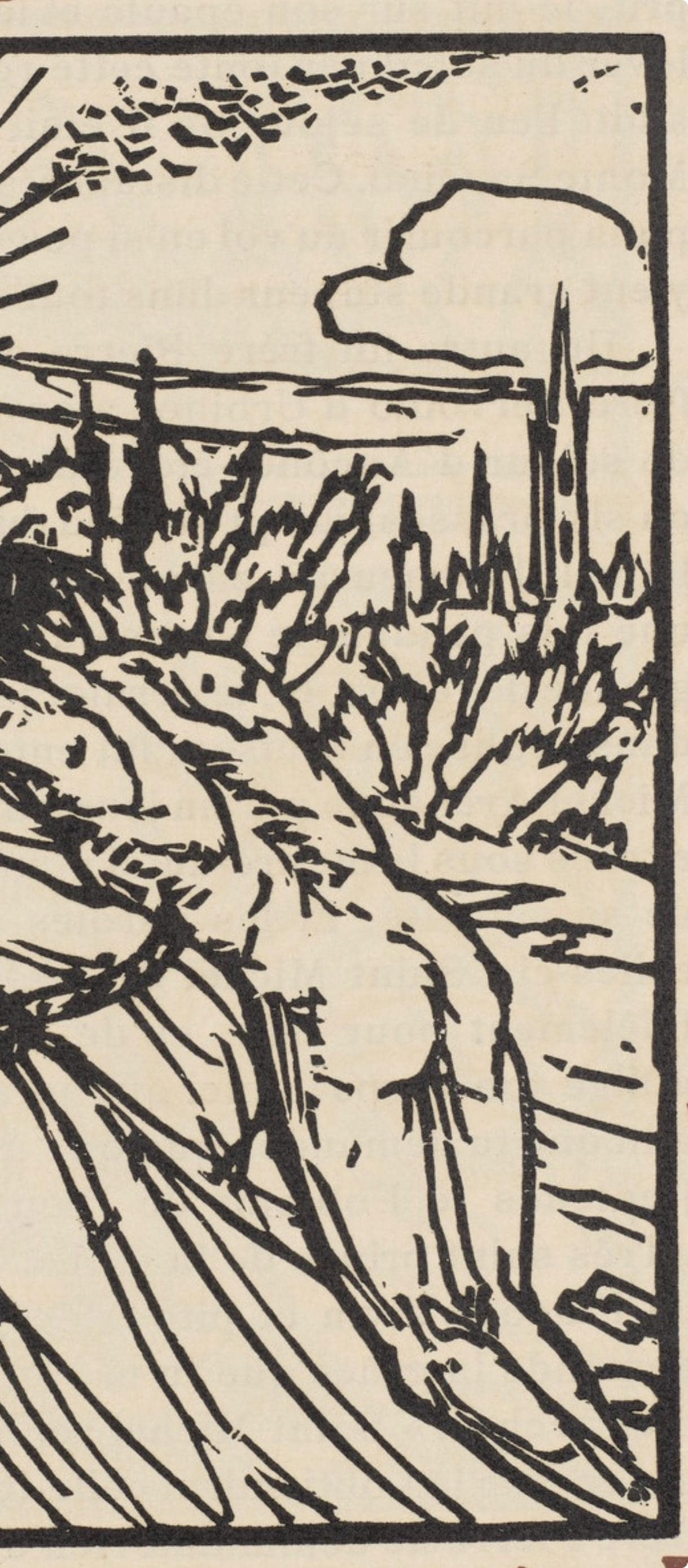 Mile Bernard, Composition (Morane, No. 100), Les Petites Fleurs De St. Franoise, Woodcut