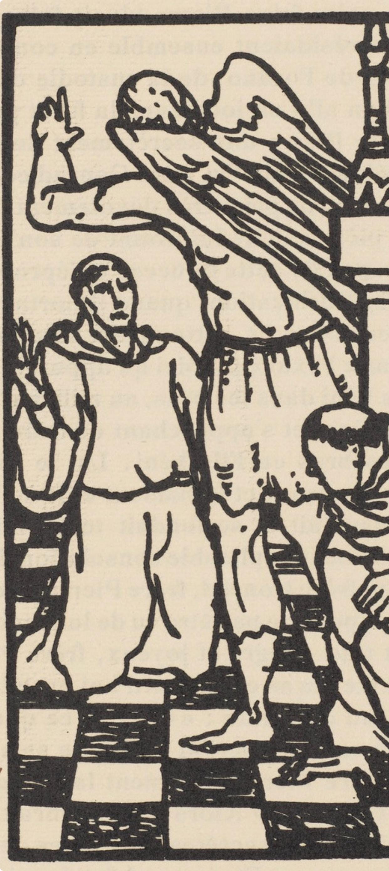 Mile Bernard, Composition (Morane, No. 100), Les Petites Fleurs De St. Franoise, Woodcut