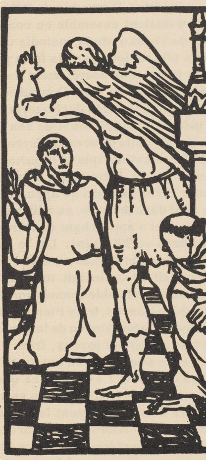 Mile Bernard, Composition (Morane, No. 100), Les Petites Fleurs De St. Franoise, Woodcut