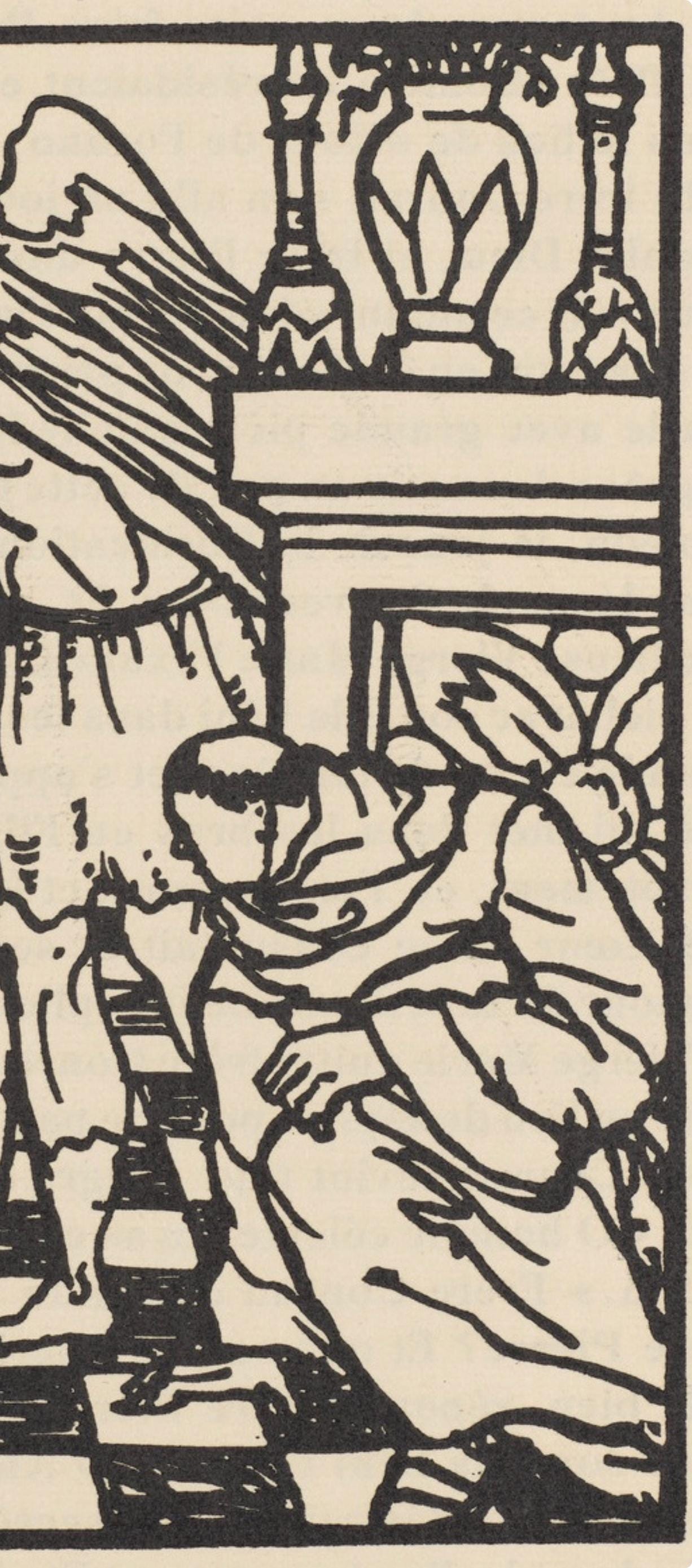 Mile Bernard, Composition (Morane, No. 100), Les Petites Fleurs De St. Franoise, Woodcut