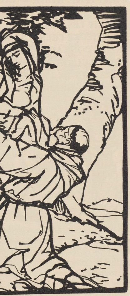 Mile Bernard, Composition (Morane, No. 100), Les Petites Fleurs De St. Franoise, Woodcut