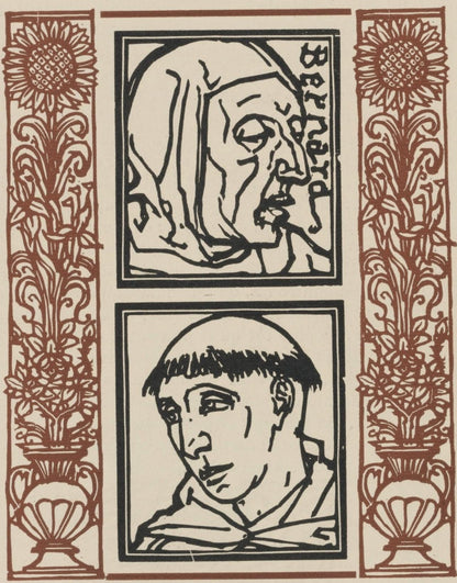 Mile Bernard, Composition (Morane, No. 100), Les Petites Fleurs De St. Franoise, Woodcut