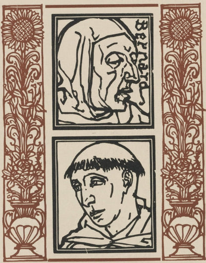 Mile Bernard, Composition (Morane, No. 100), Les Petites Fleurs De St. Franoise, Woodcut