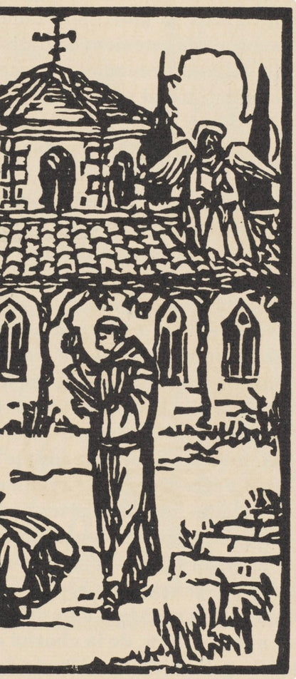 Mile Bernard, Composition (Morane, No. 100), Les Petites Fleurs De St. Franoise, Woodcut