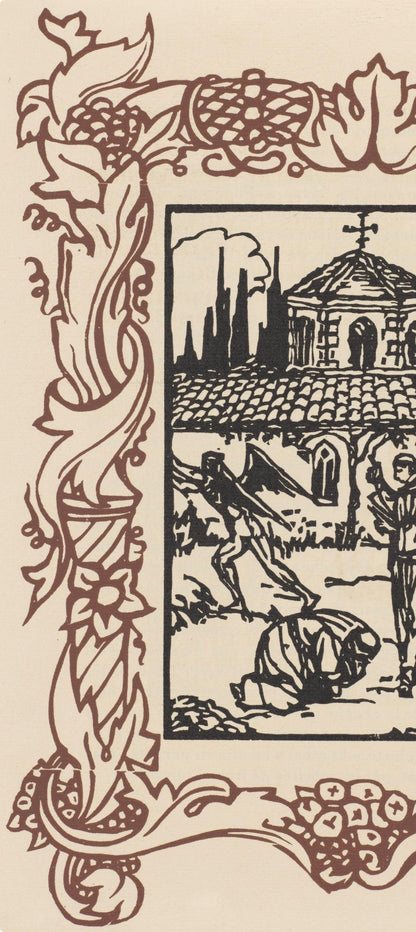 Mile Bernard, Composition (Morane, No. 100), Les Petites Fleurs De St. Franoise, Woodcut