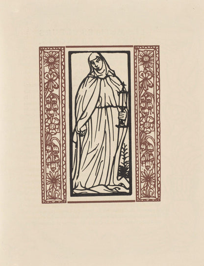 Mile Bernard, Composition (Morane, No. 100), Les Petites Fleurs De St. Franoise, Woodcut