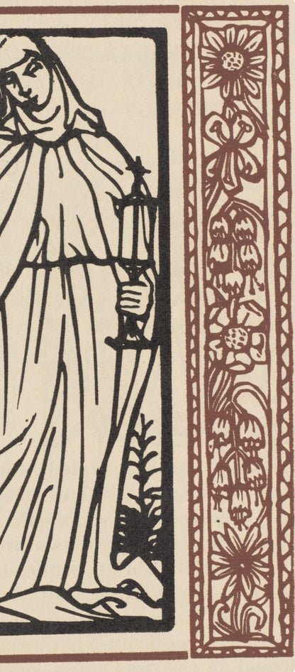 Mile Bernard, Composition (Morane, No. 100), Les Petites Fleurs De St. Franoise, Woodcut