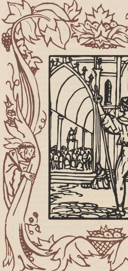 Mile Bernard, Composition (Morane, No. 100), Les Petites Fleurs De St. Franoise, Woodcut