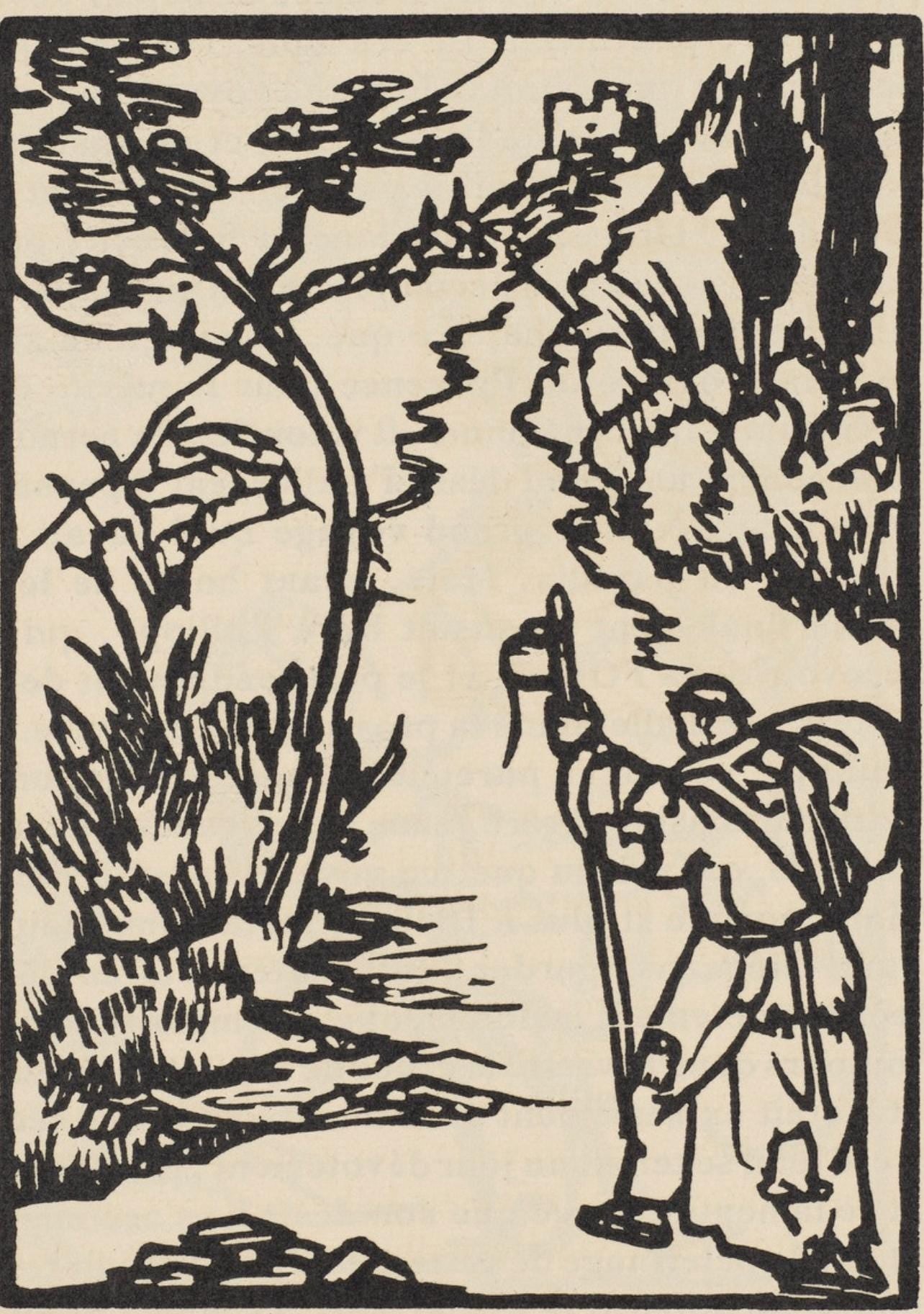 Mile Bernard, Composition (Morane, No. 100), Les Petites Fleurs De St. Franoise, Woodcut