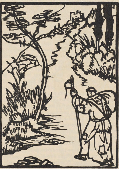 Mile Bernard, Composition (Morane, No. 100), Les Petites Fleurs De St. Franoise, Woodcut