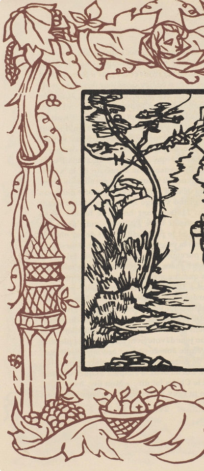 Mile Bernard, Composition (Morane, No. 100), Les Petites Fleurs De St. Franoise, Woodcut
