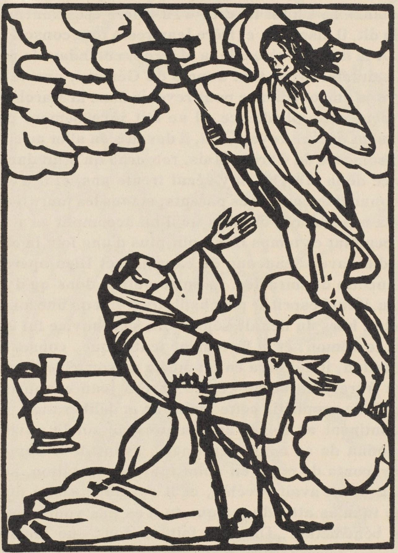Mile Bernard, Composition (Morane, No. 100), Les Petites Fleurs De St. Franoise, Woodcut