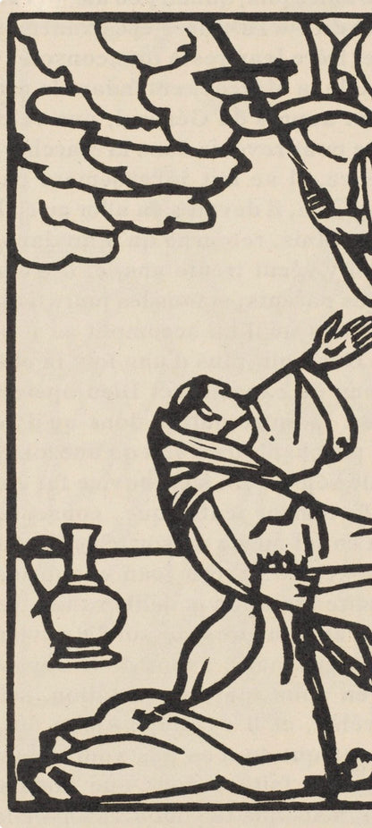 Mile Bernard, Composition (Morane, No. 100), Les Petites Fleurs De St. Franoise, Woodcut