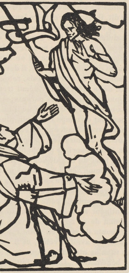 Mile Bernard, Composition (Morane, No. 100), Les Petites Fleurs De St. Franoise, Woodcut